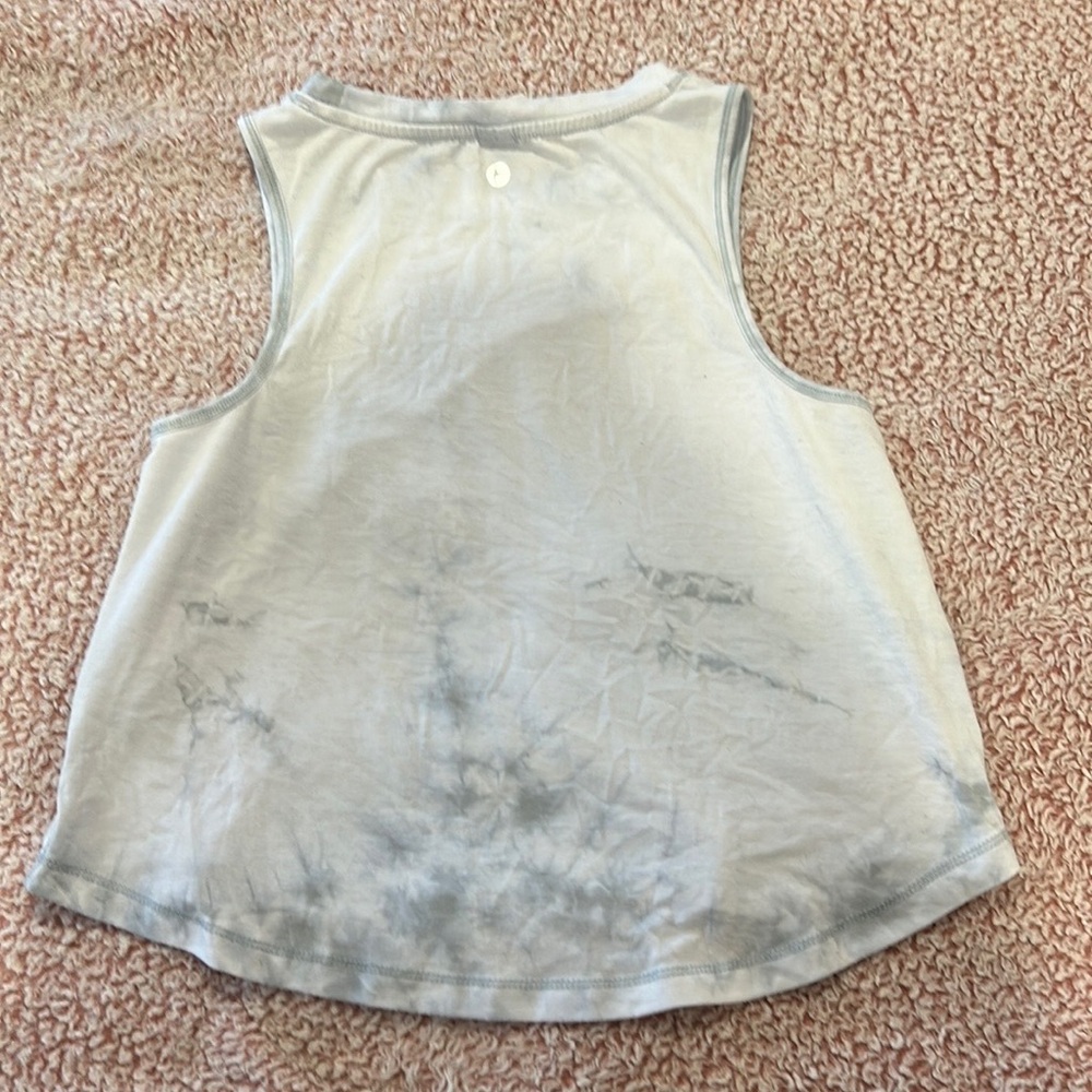 Tank top, size women’s adult XS, brand, 90 degrees by reflex, color white & gray